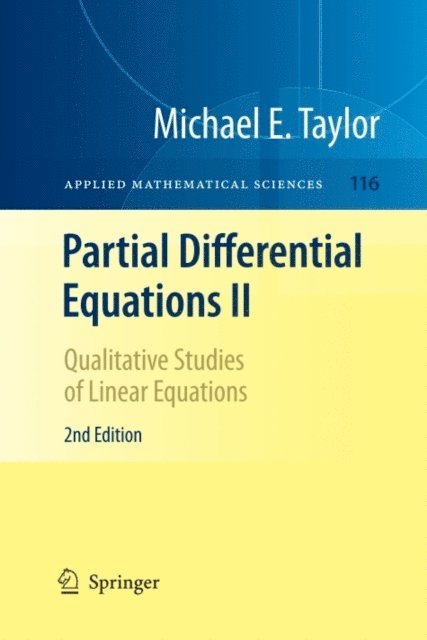 Michael E. Taylor - Partial Differential Equations II, E-bok
