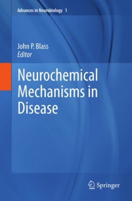 John P. Blass - Neurochemical Mechanisms in Disease, E-bok