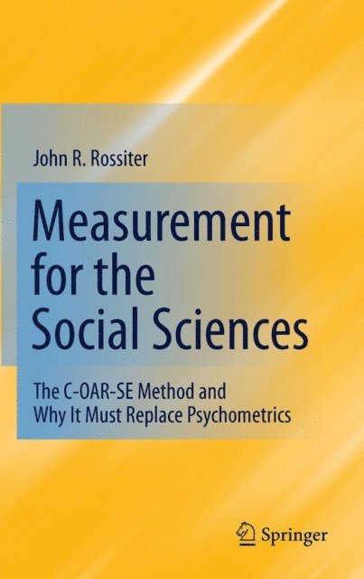 John R. Rossiter - Measurement for the Social Sciences, E-bok
