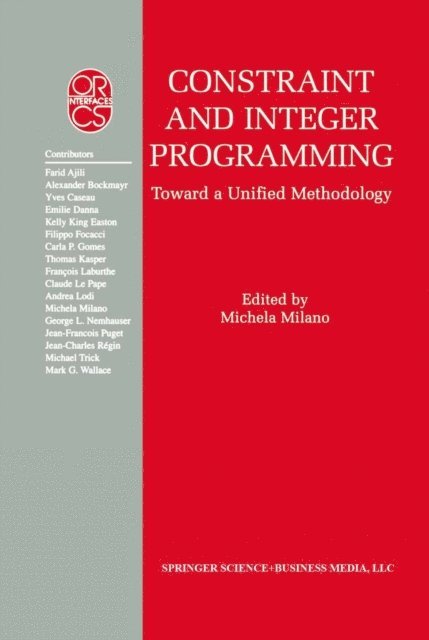Michela Milano - Constraint and Integer Programming, E-bok