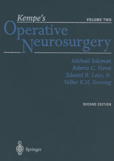 Volker K.H. Sonntag, Edward R. Jr. Laws, Roberto C. Heros, Michael Salcman - Kempe's Operative Neurosurgery, E-bok