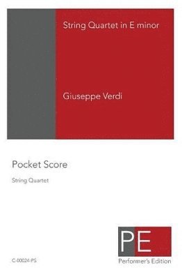 Giuseppe Verdi, Mark Schuster - String Quartet In E Minor, Häftad. Tillgänglighet: Lägg i varukorg