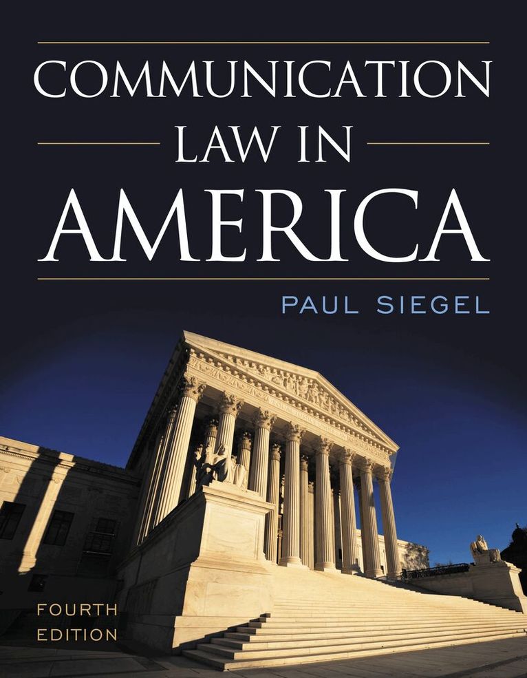 Paul Siegel - Communication Law in America, Häftad