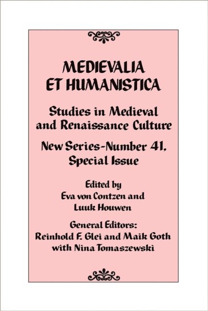 Reinhold F. Glei, Maik  Goth - Medievalia et Humanistica, No. 41, E-bok