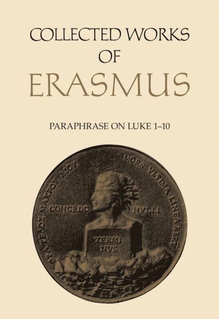 Desiderius Erasmus, Jane E. Phillips - Collected Works of Erasmus, E-bok