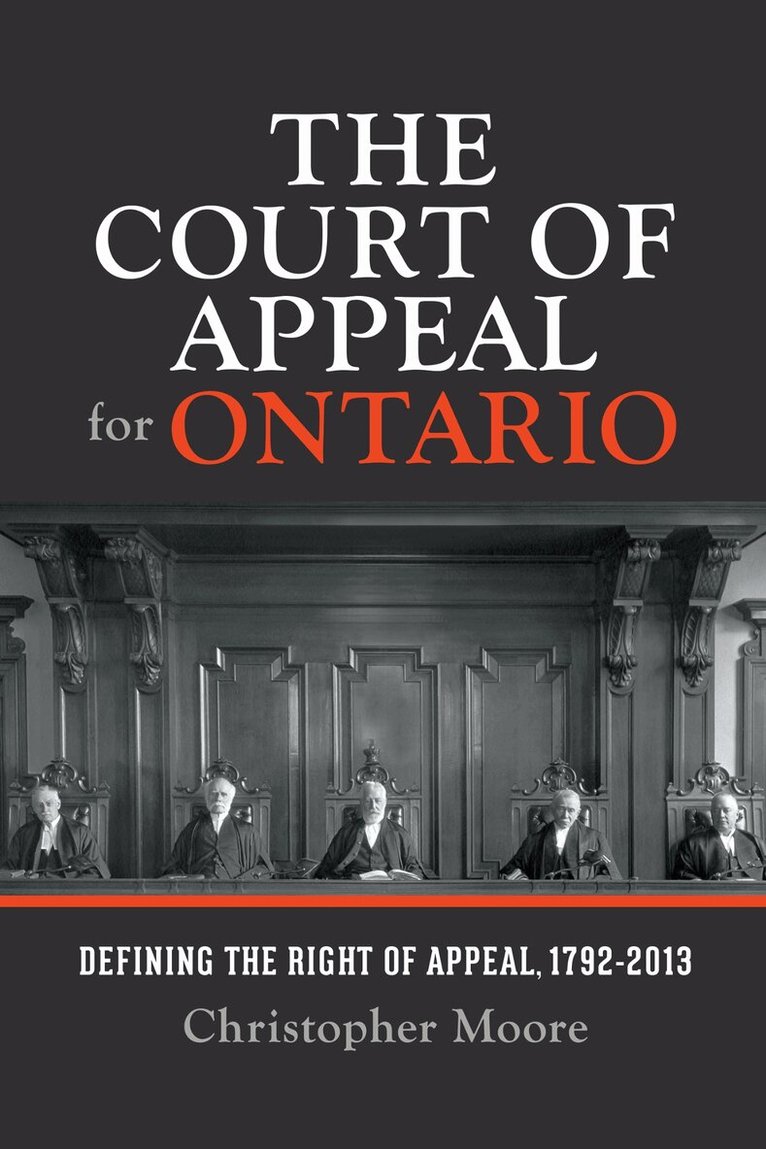 Christopher Moore - Court of Appeal for Ontario, E-bok. Tillgänglighet: Lägg i varukorg