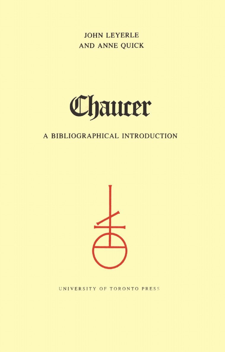 John Leyerle, Anne Quick - Chaucer, E-bok