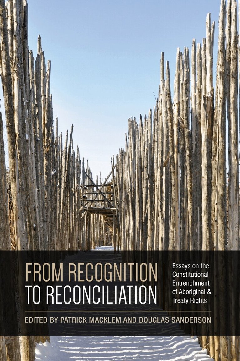 Patrick Macklem, Douglas Sanderson - From Recognition to Reconciliation, E-bok