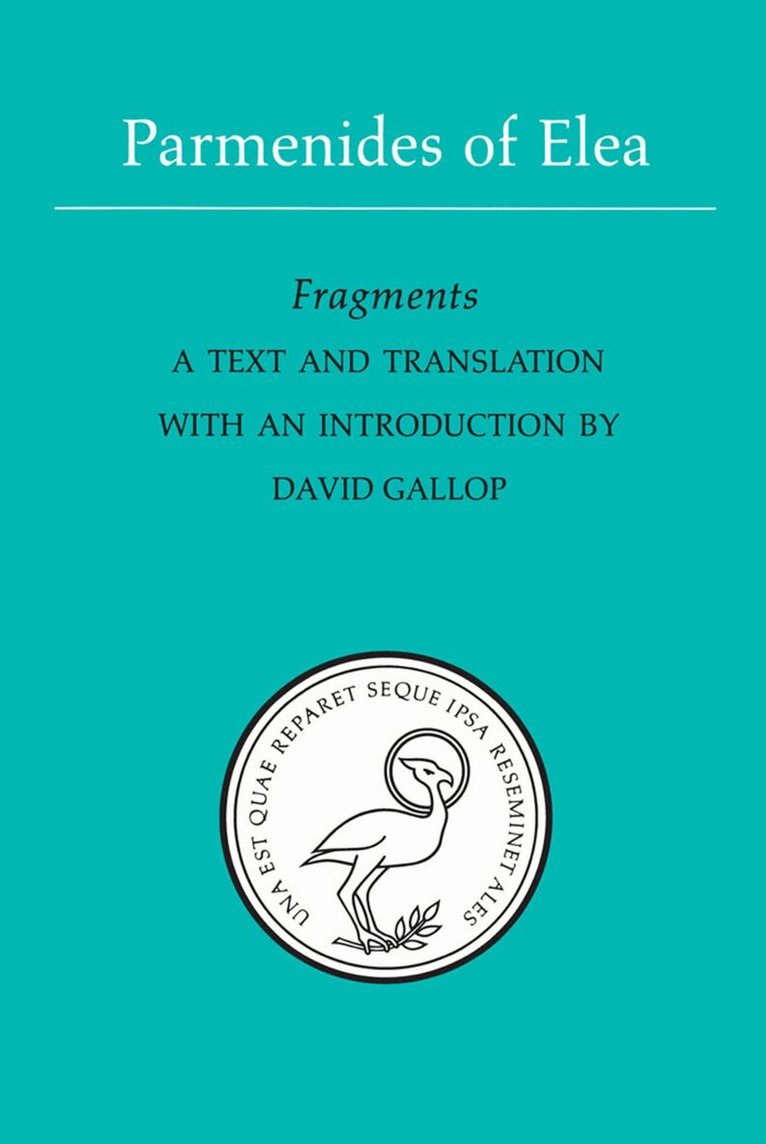 Parmenides of Elea, E-bok