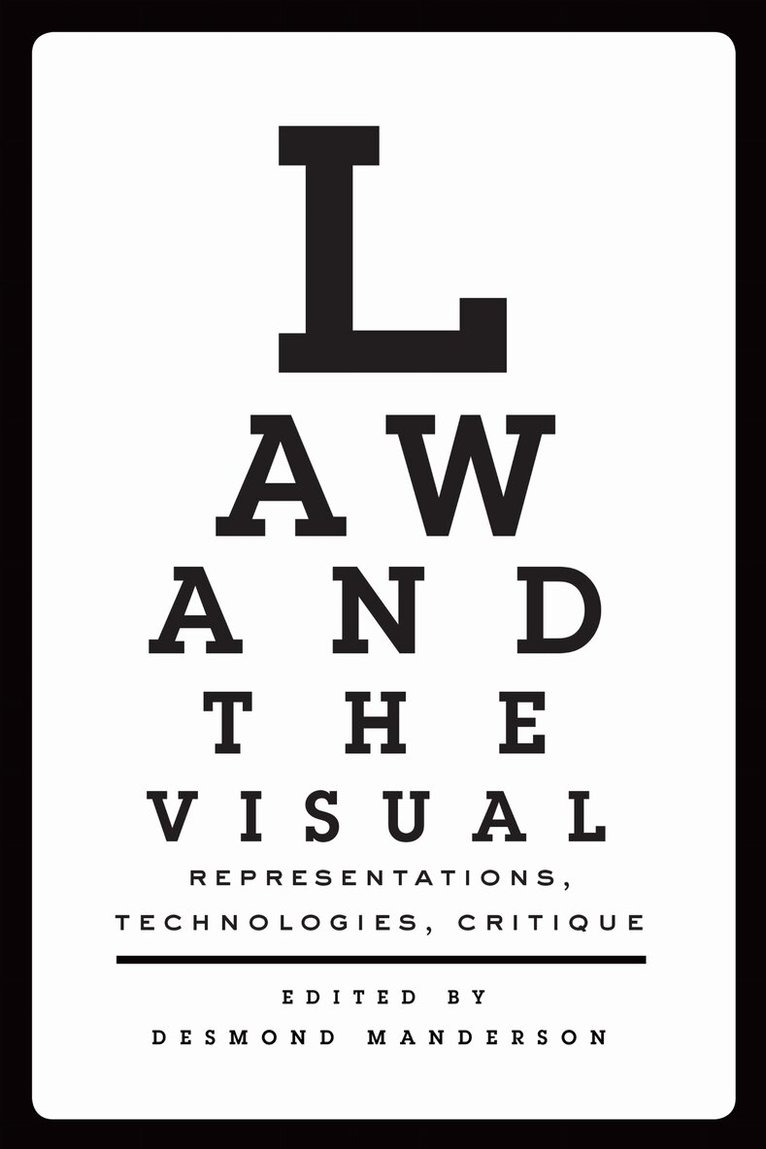 Desmond Manderson - Law and the Visual, E-bok
