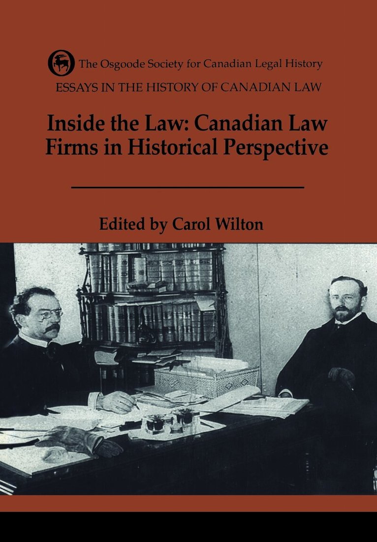 Carol Wilton - Essays in the History of Canadian Law, Volume VII, E-bok
