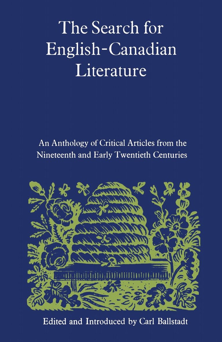 Carl Ballstadt - Search for English-Canadian Literature, E-bok