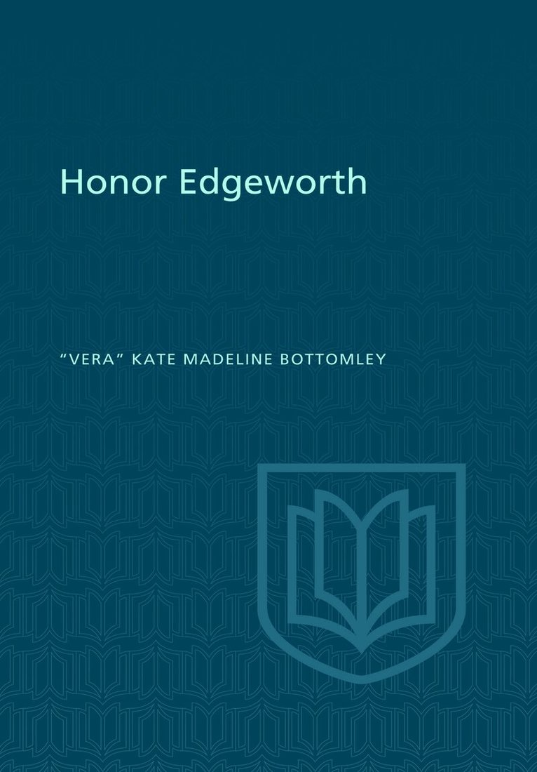Kate Madeleine Bottomley - Honor Edgeworth, E-bok