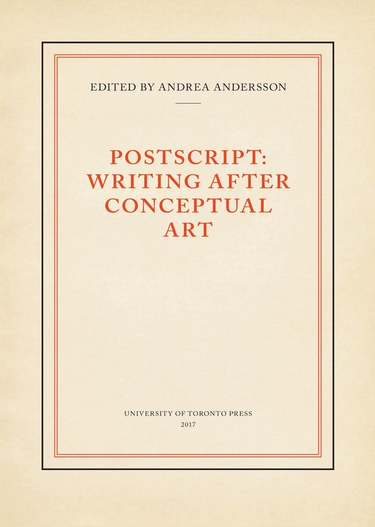 Andrea Andersson - Postscript, Inbunden
