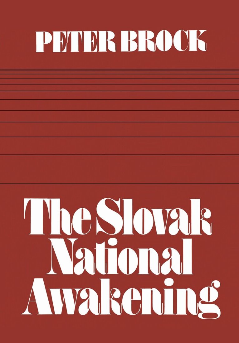 Peter Brock - Slovak National Awakening, E-bok