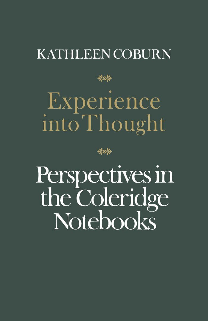 Kathleen Coburn - Experience Into Thought, E-bok