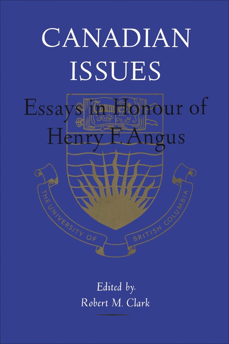 Robert M. Clark - Canadian Issues, E-bok