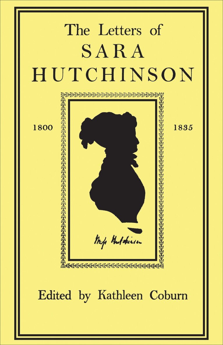Kathleen Coburn - Letters of Sara Hutchinson, E-bok