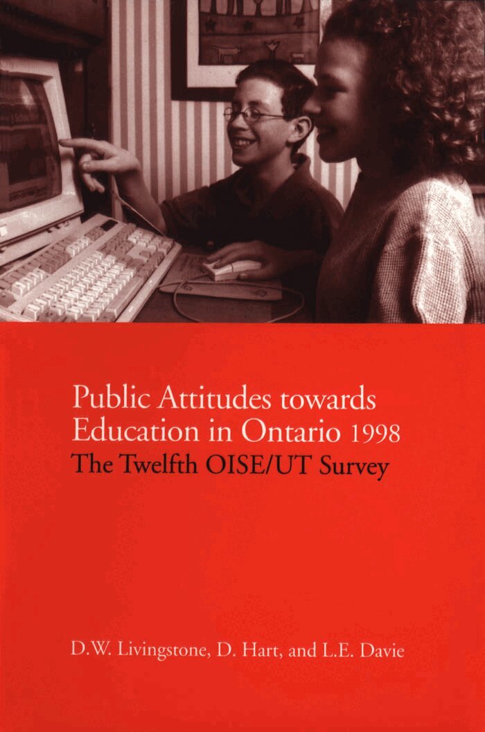 D. W. Livingstone, D. Hart, Lynn Davie - Public Attitudes Towards Education in Ontario 1998, E-bok