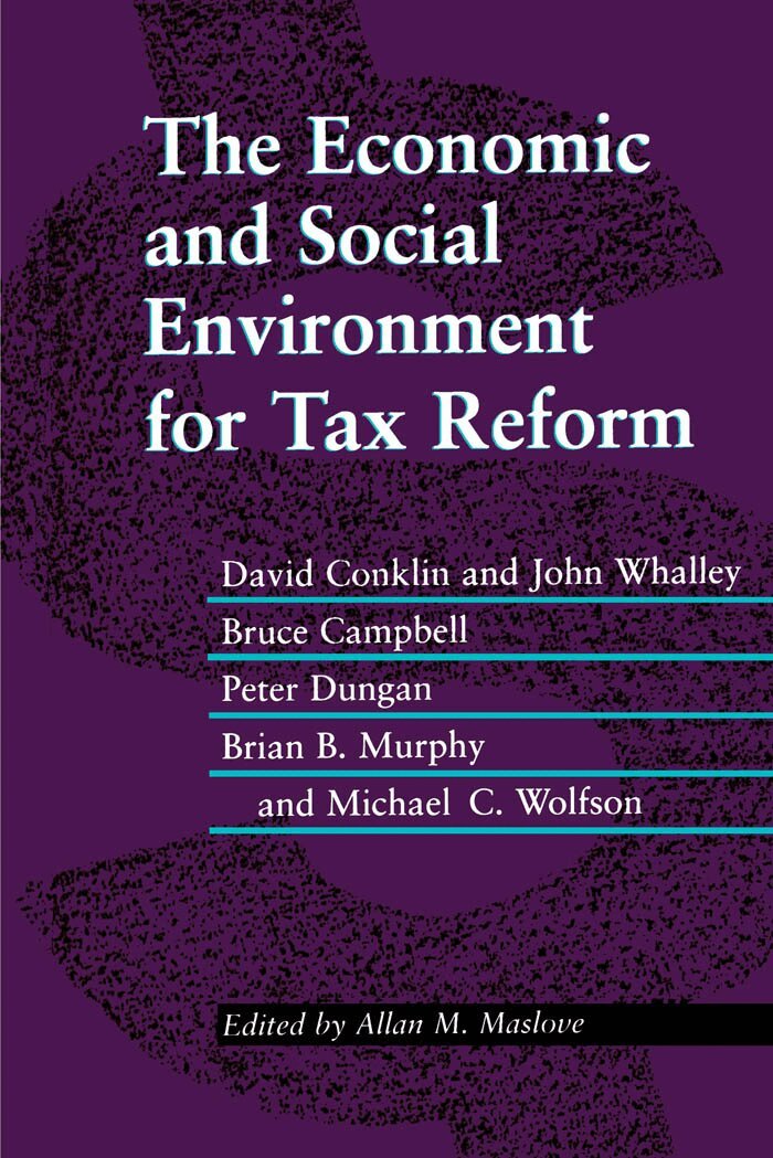 Allan Maslove - Economic and Social Environment for Tax Reform, E-bok