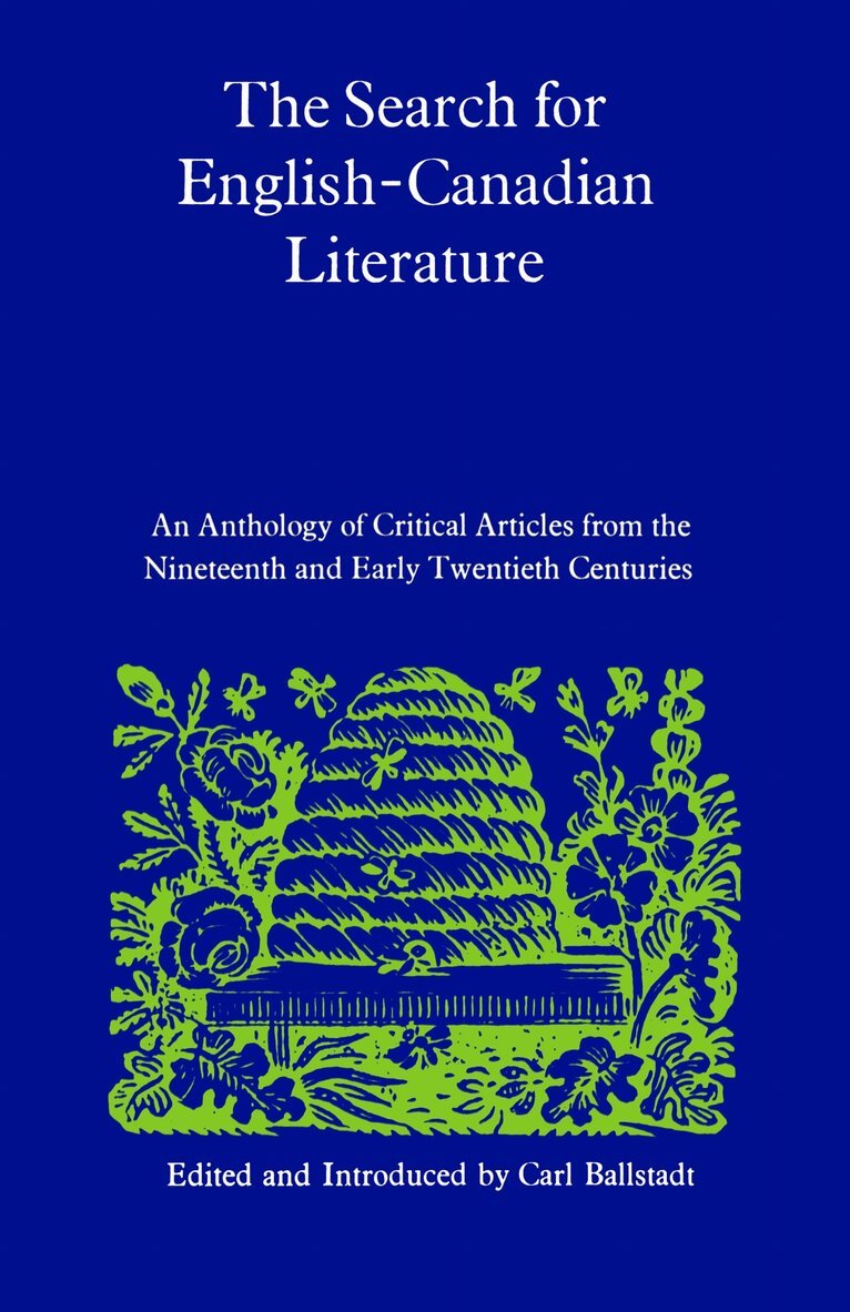 Carl Ballstadt - Search for English-Canadian Literature, E-bok