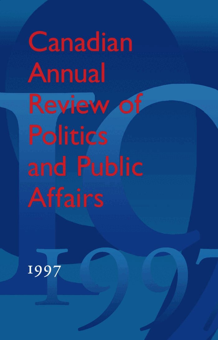 David Mutimer - Canadian Annual Review of Politics and Public Affairs, E-bok