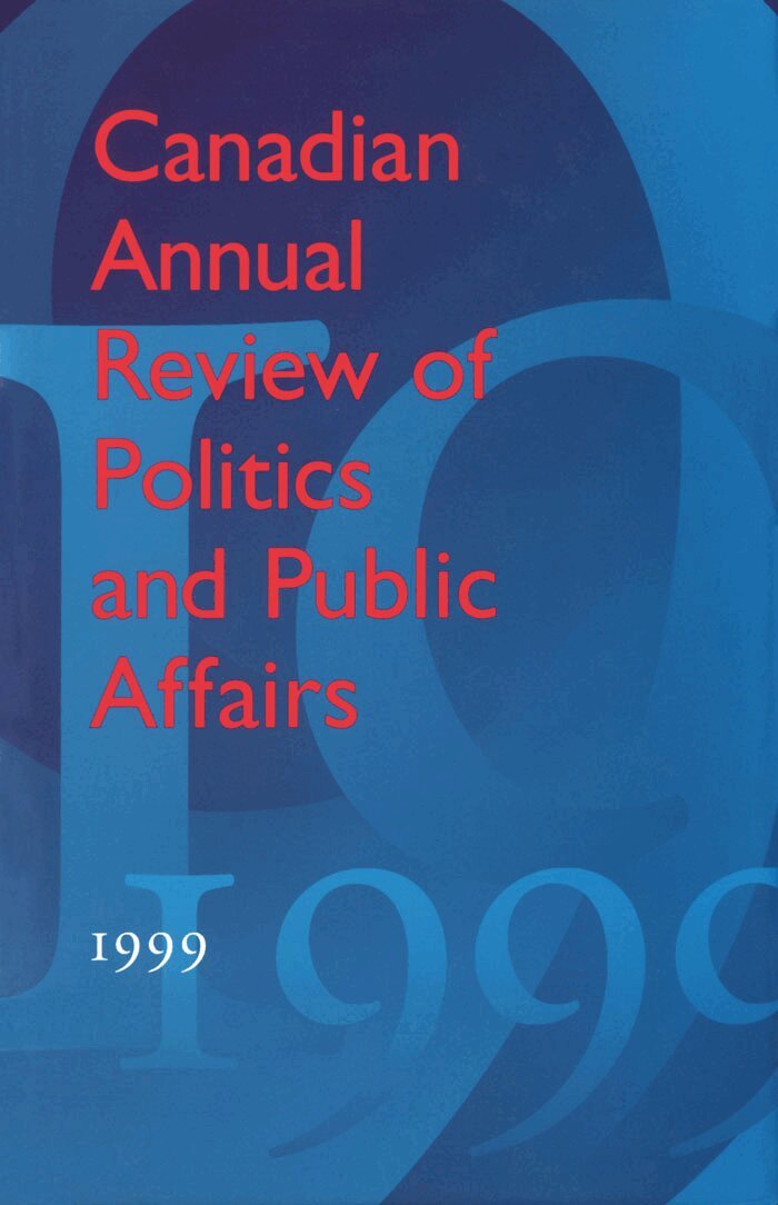 David Mutimer - Canadian Annual Review of Politics and Public Affairs 1999, E-bok
