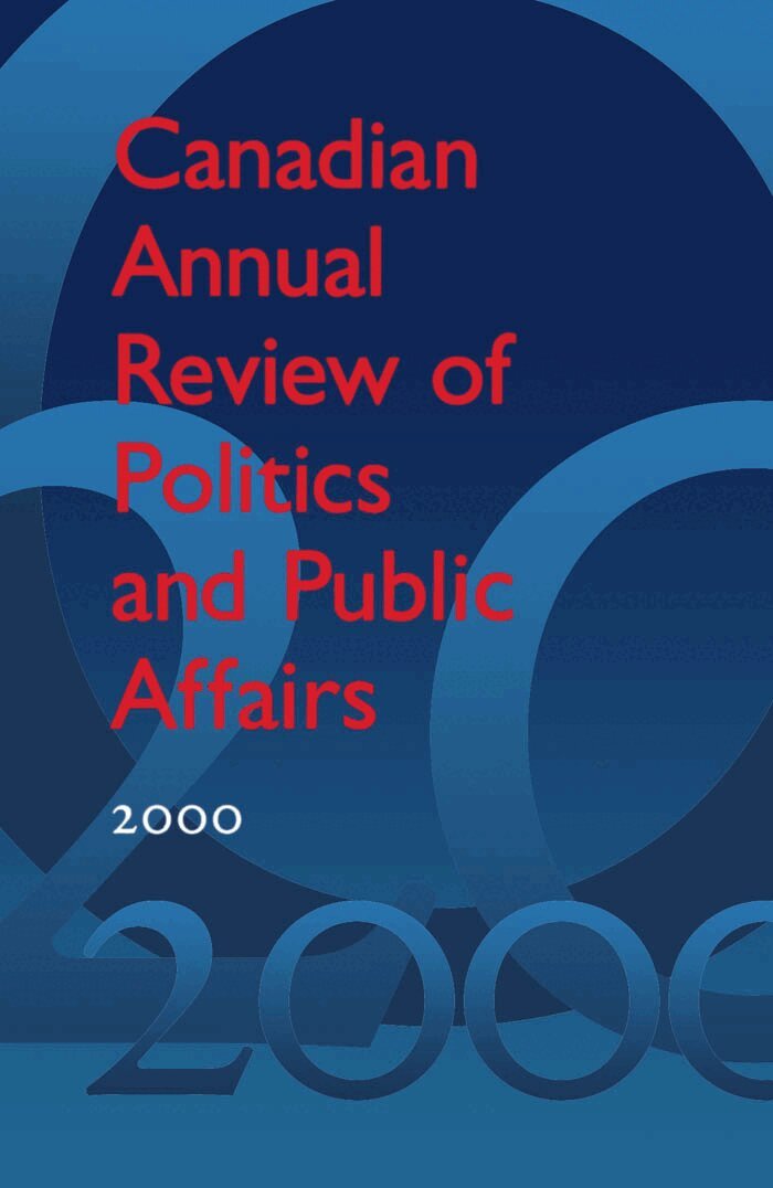 David Mutimer - Canadian Annual Review of Politics and Public Affairs 2000, E-bok