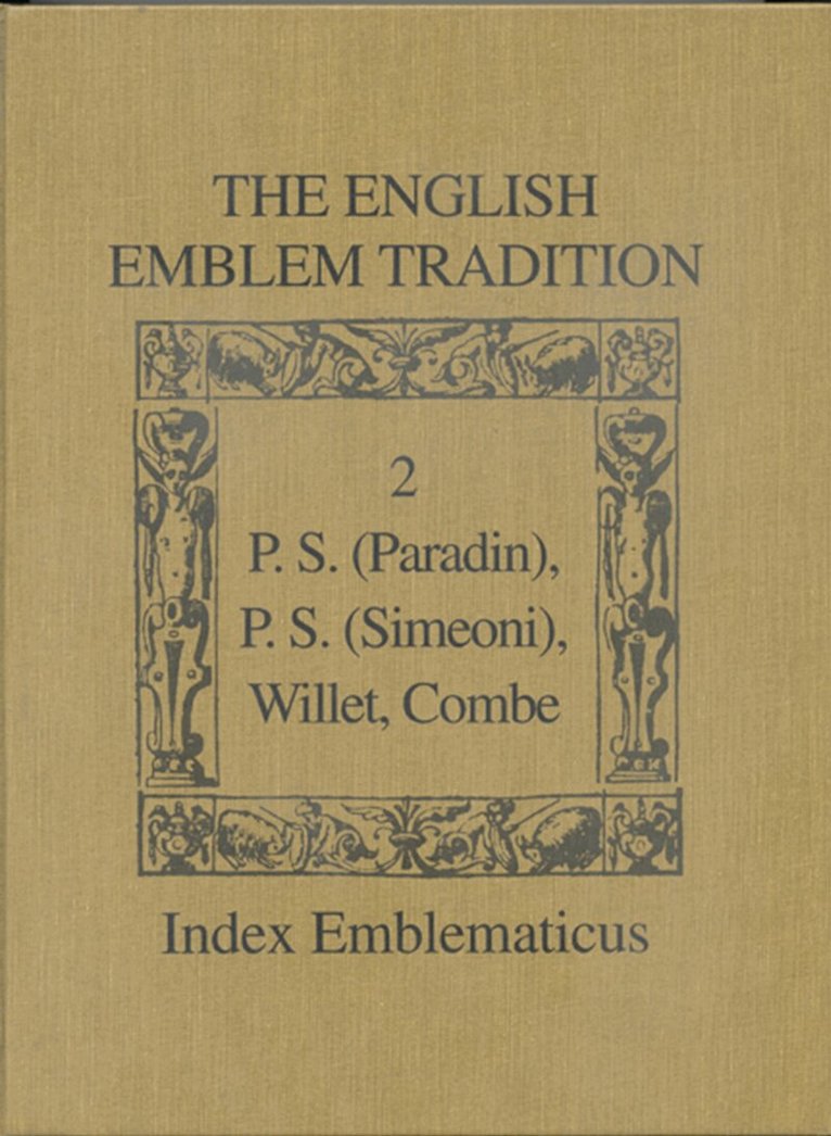 Peter Daly, Leslie T. Duer, Mary V. Silcox - English Emblem Tradition, E-bok