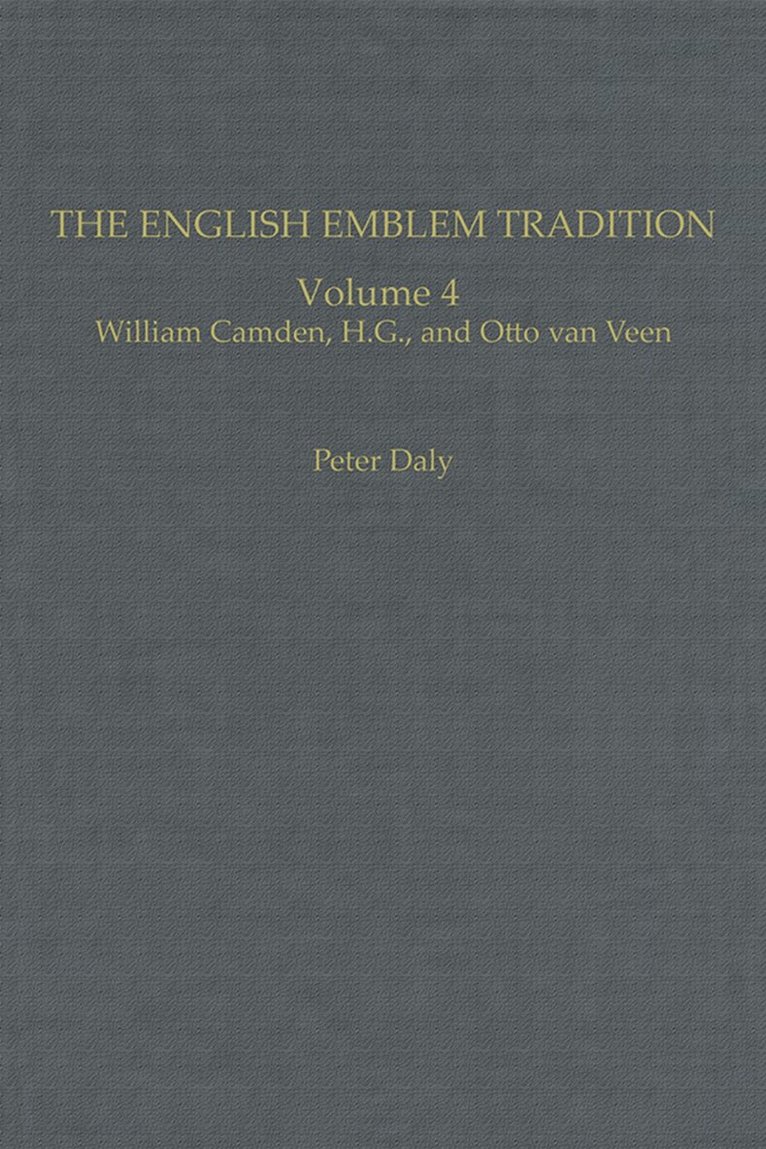Peter Daly, Mary V. Silcox - English Emblem Tradition, E-bok