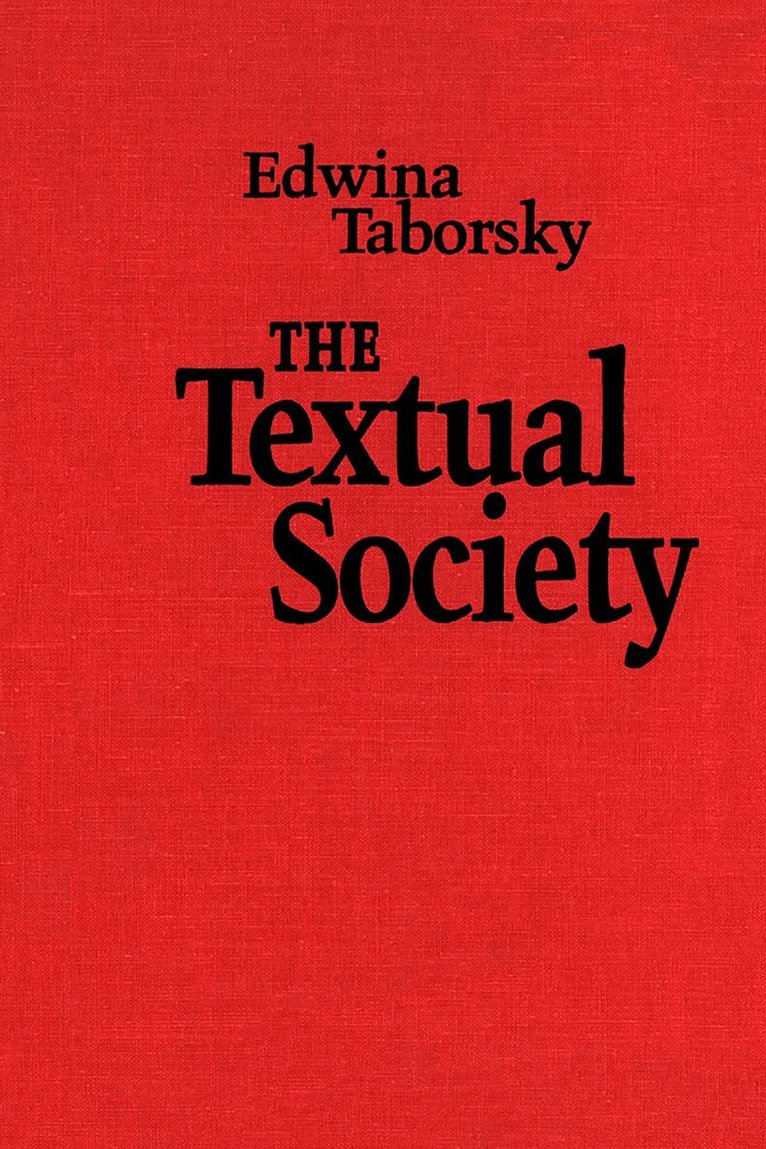 Edwina Taborsky - Textual Society, E-bok