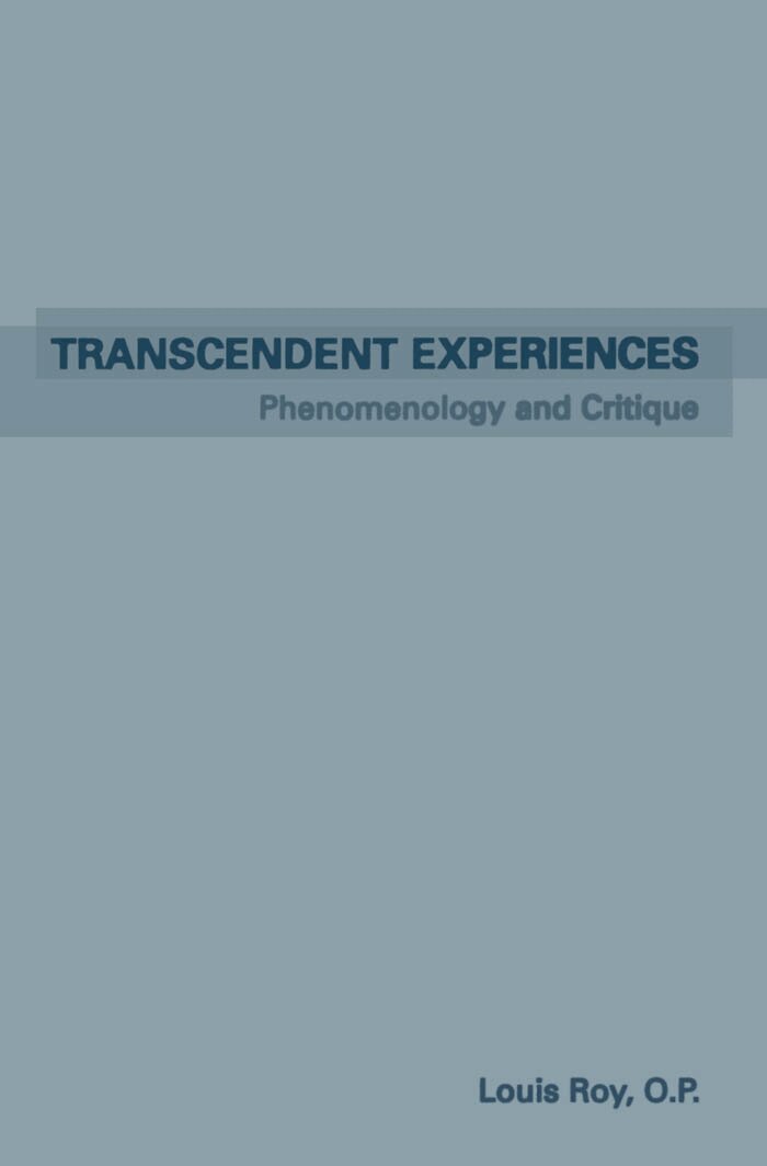 Louis P. Roy - Transcendent Experiences, E-bok