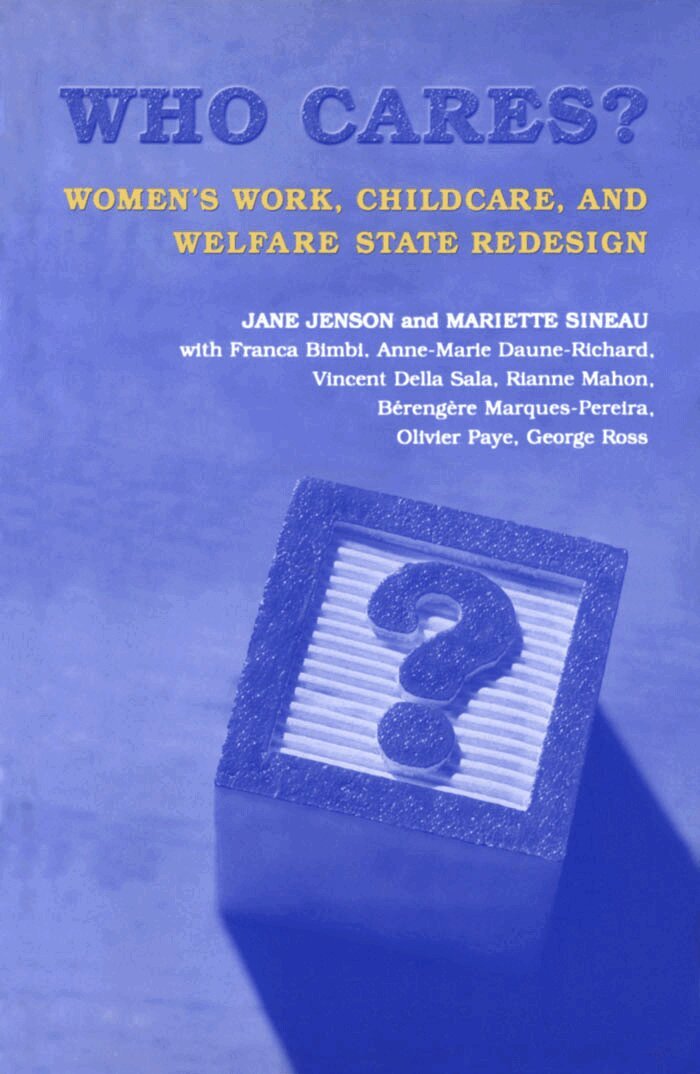 Jane Jenson, Mariette Sineau - Who Cares?, E-bok
