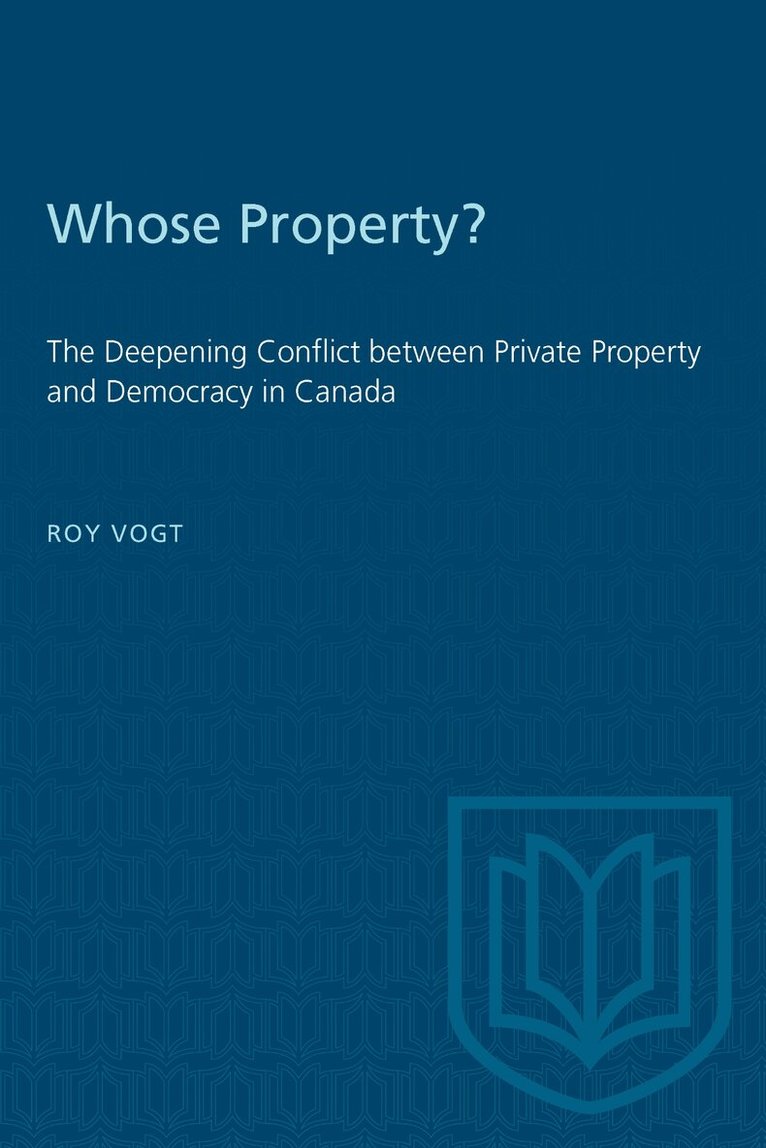 Roy Vogt - Whose Property?, E-bok