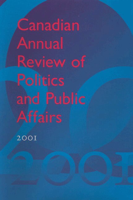 David Mutimer - Canadian Annual Review of Politics and Public Affairs, 2001, E-bok