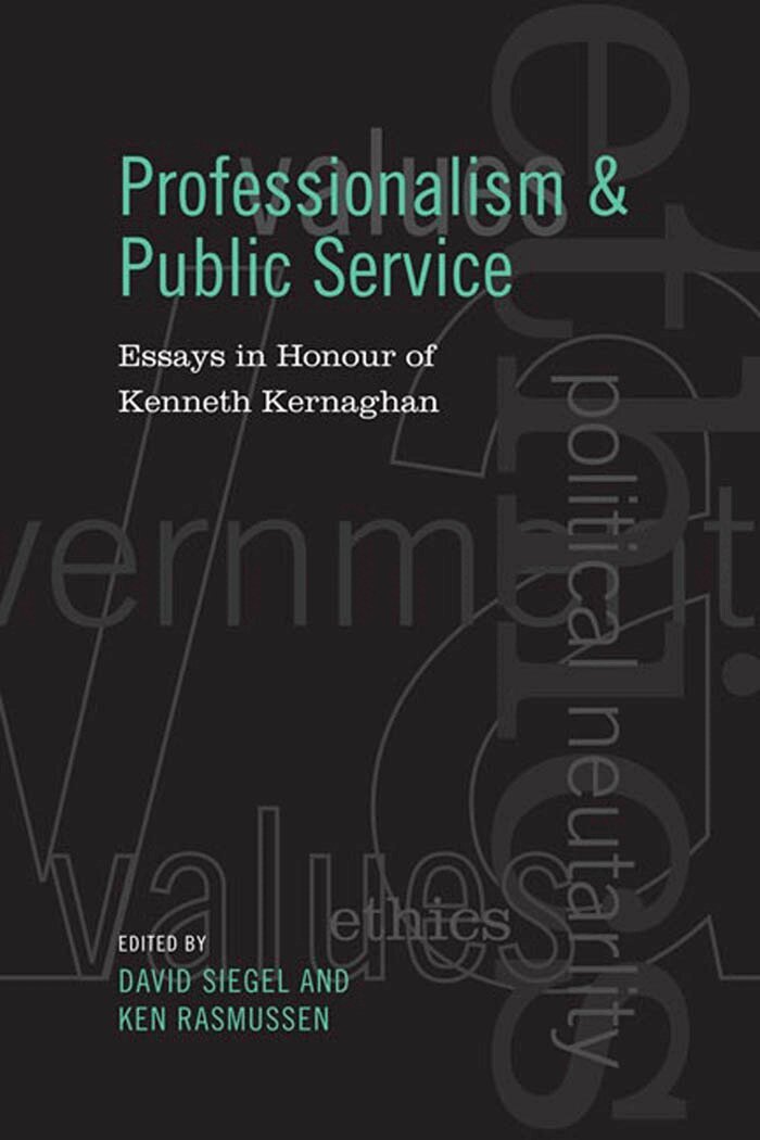 David Siegel, Kenneth Rasmussen - Professionalism and Public Service, E-bok