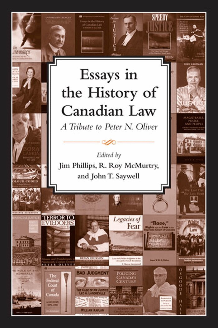 Jim Phillips, Roy McMurtry, John T. Saywell - XEssays in the History of Canadian Law, Volume X, E-bok