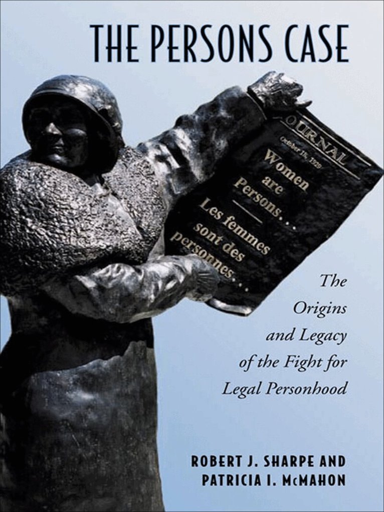 Robert Sharpe, Patricia I. McMahon - Persons Case, E-bok