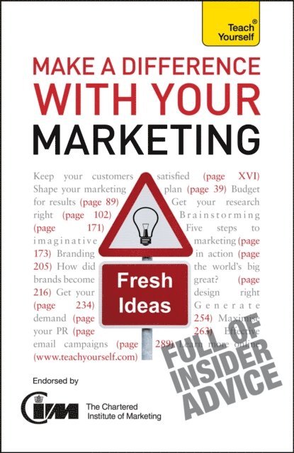 Jonathan Gabay - Make A Difference With Your Marketing: Teach Yourself, E-bok. Tillgänglighet: Lägg i varukorg