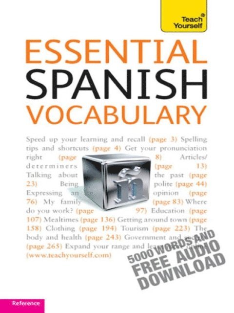 Mike Zollo - Essential Spanish Vocabulary: Teach Yourself, E-bok