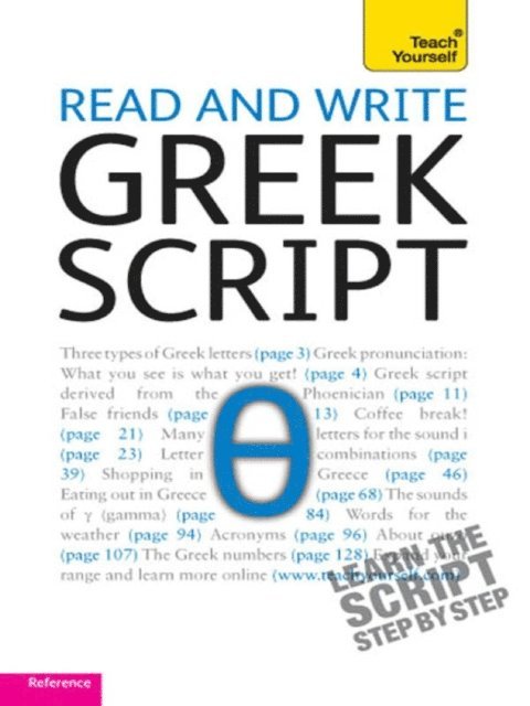 Dennis Couniacis, Sheila Hunt - Read and write Greek script: Teach yourself, E-bok. Tillgänglighet: Lägg i varukorg