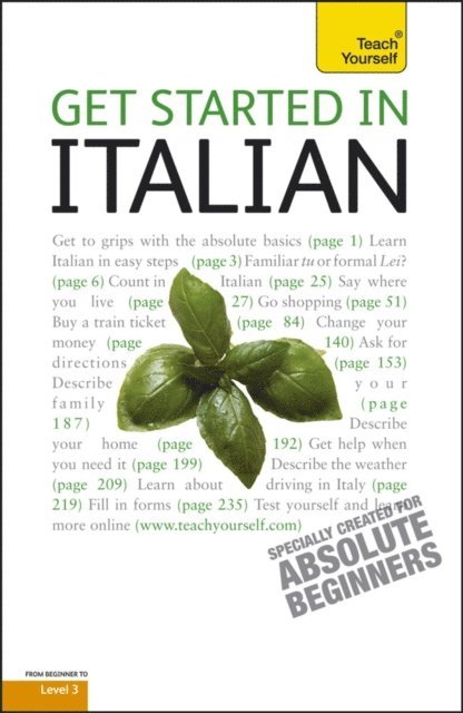 Vittoria Bowles - Get Started in Beginner's Italian: Teach Yourself, E-bok