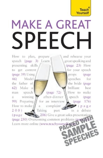 Jackie Arnold - Make a Great Speech: Teach Yourself, E-bok