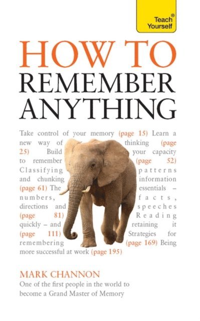 Mark Channon - How to Remember Anything: Teach Yourself, E-bok