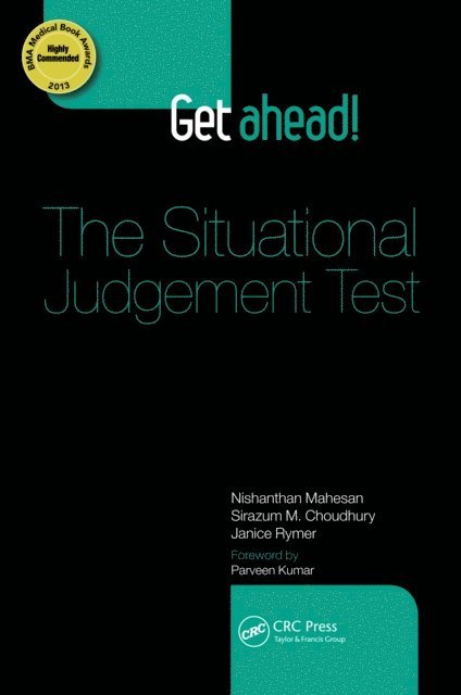 Janice Rymer, Sirazum Choudhury, Nishanthan Mahesan - Get ahead! The Situational Judgement Test, E-bok