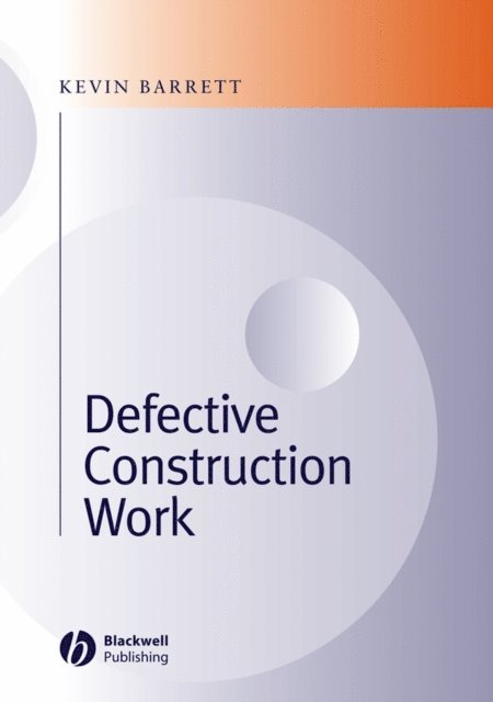 Kevin Barrett - Defective Construction Work, E-bok. Tillgänglighet: Lägg i varukorg