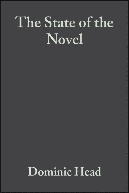 Dominic Head - State of the Novel, E-bok