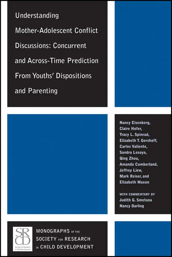 Nancy Eisenberg, Claire Hofer, Tracy L. Spinrad, Elizabeth T. Gershoff, Carlos Valiente, Qing Zhou, Amanda Cumberland, Jeffrey Liew, Mark Reiser, Elizabeth Maxon - Understanding Mother–Adolescent Conflict Discussions – Concurrent and Across–time Prediction from Youths’Dispositions. Tillgänglighet: Tillfälligt slut