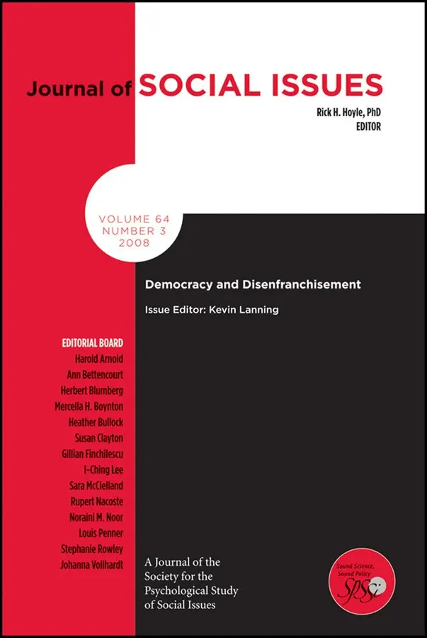 Kevin Lanning, Rick H. Hoyle - Democracy and Disenfranchisement. Tillgänglighet: Tillfälligt slut