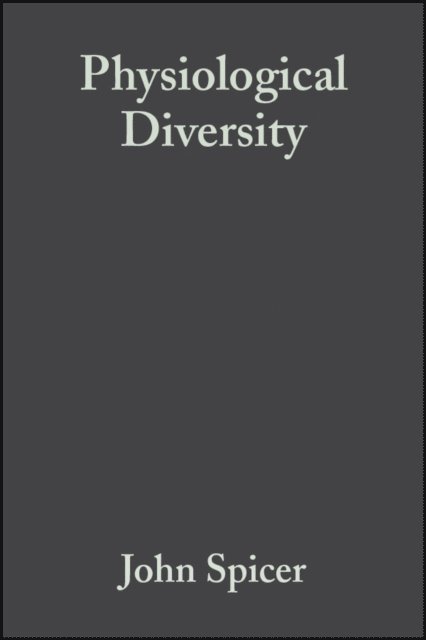 Kevin Gaston, John Spicer - Physiological Diversity, E-bok